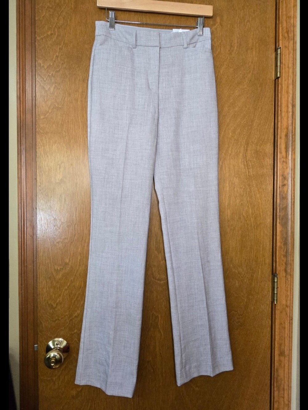 NWT Express COLUMNIST Barely Boot High Rise Pants 4 32 Inseam Gray Stretch New